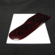 Micarta lining No. 92710 black-dark red Anaconda 6.2x80x130 mm